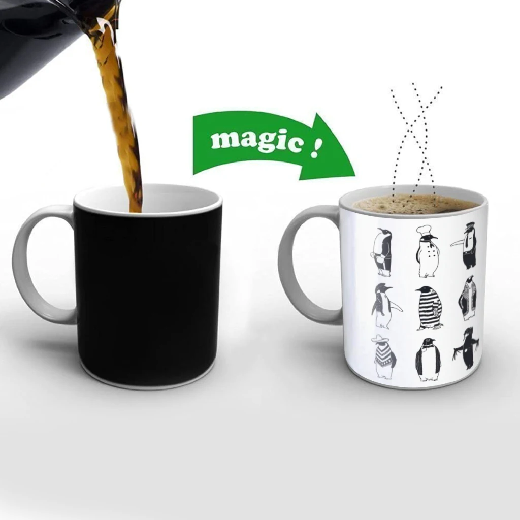 Lil Penguins Creativity Change Color Chang mug Ceramic mug Hot Coffee Cup Breakfast Cup Mug Friend Gift
Lil Penguins Creativity Change Color Chang mug Ceramic mug Hot Coffee Cup Breakfast Cup Mug Friend Gift