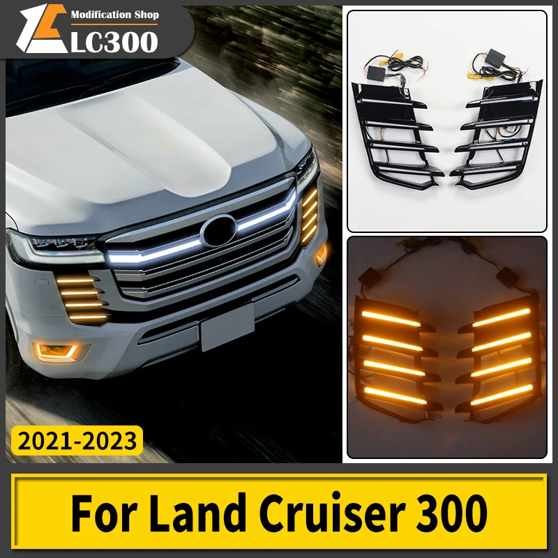 For 2021 2022 2023 Toyota Land Cruiser 300 Bumper Front Grill LED Lamp Daytime Running Light LC300 Exterior Upgraded Accessories
For 2021 2022 2023 Toyota Land Cruiser 300 Bumper Front Grill LED Lamp Daytime Running Light LC300 Exterior Upgraded Accessories