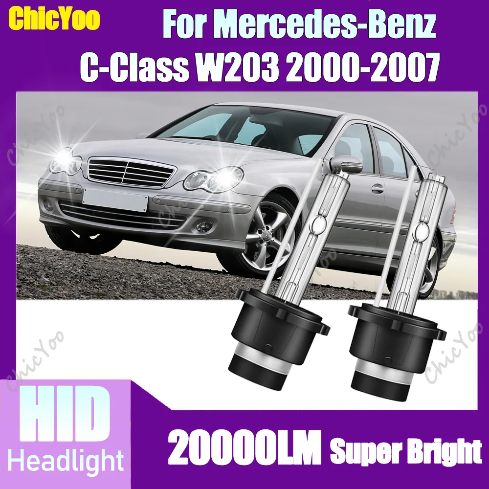 2PCS 6000K White D2S Xenon Headlight Bubs 20000LM High Power 35W Xenon Car Lights 12V For Mercedes-Benz C-Class W203 2000-2007
2PCS 6000K White D2S Xenon Headlight Bubs 20000LM High Power 35W Xenon Car Lights 12V For Mercedes-Benz C-Class W203 2000-2007
