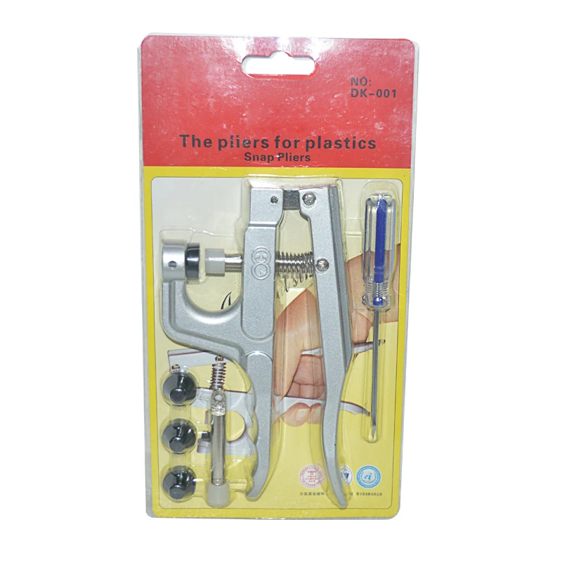 DK-001 Multi Functional Tools Stainless Steel Plier For Snap Button Installation Tool Of T3T5T8 Resin Plastic Snap 10PCS
DK-001 Multi Functional Tools Stainless Steel Plier For Snap Button Installation Tool Of T3T5T8 Resin Plastic Snap 10PCS