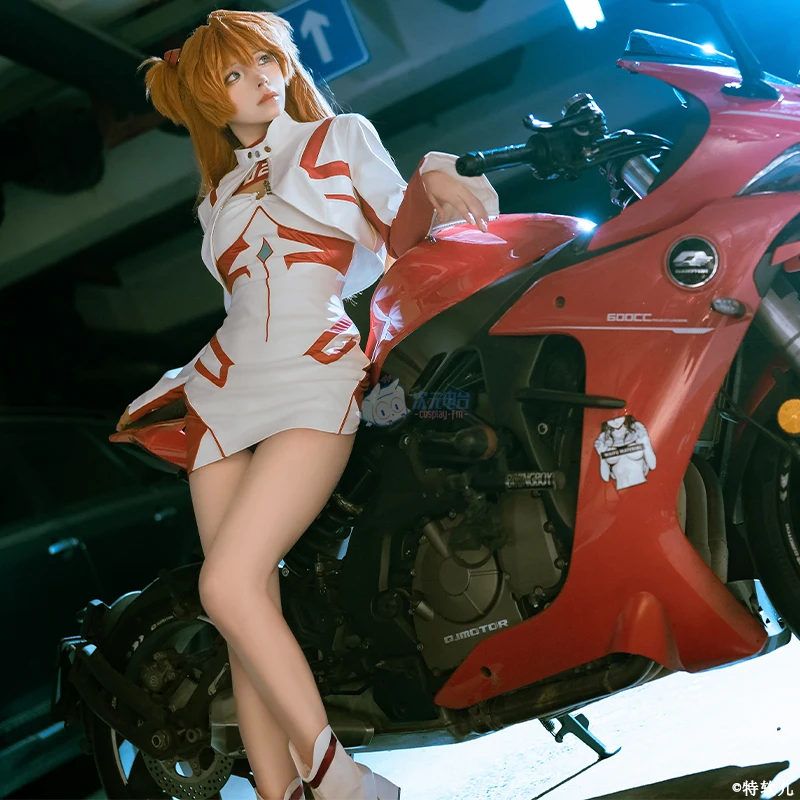 EVA Asuka Fan-made Daily Wear Motorcycle Suit Racing Two-piece Halloween Carnival Party Cosplay Costume
EVA Asuka Fan-made Daily Wear Motorcycle Suit Racing Two-piece Halloween Carnival Party Cosplay Costume