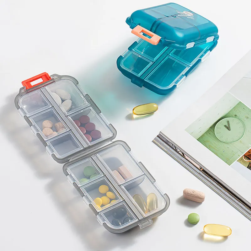Portable 6/10 Grids Pill Organizer Medicine Holder Tablet Storage Drug Container Dispensers Case for Vitamins Fish Oils Pill Box
Portable 6/10 Grids Pill Organizer Medicine Holder Tablet Storage Drug Container Dispensers Case for Vitamins Fish Oils Pill Box