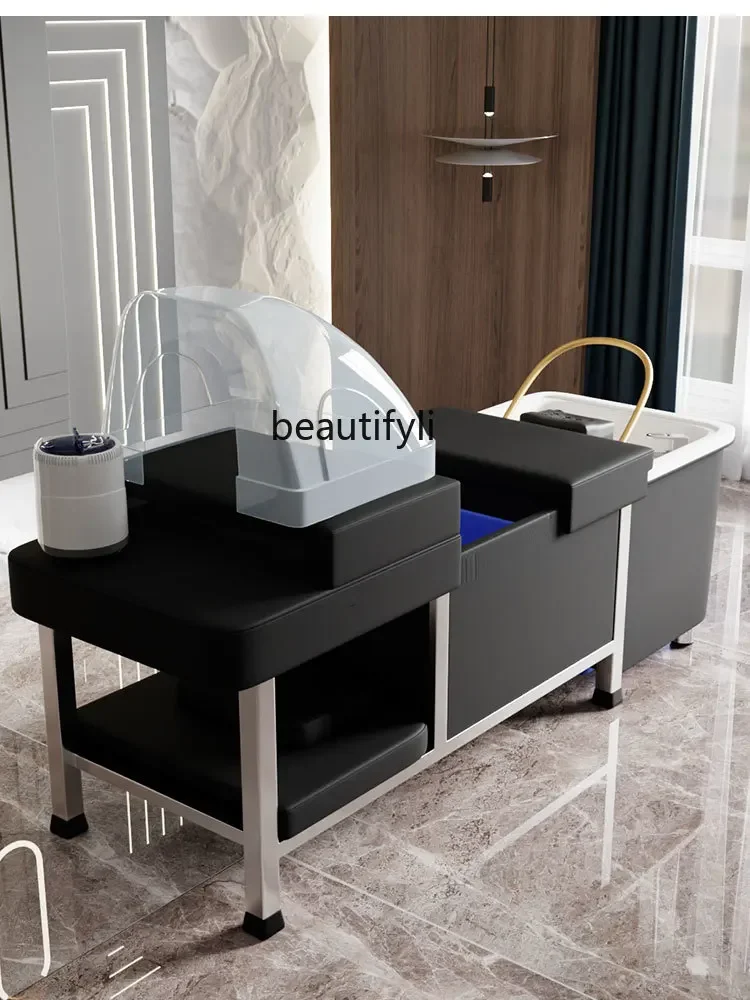 Water Storage Head Treatment Shampoo Chair Water-Free Barber Shop Shampoo Chair with Water Circulation Massage Couch
Water Storage Head Treatment Shampoo Chair Water-Free Barber Shop Shampoo Chair with Water Circulation Massage Couch