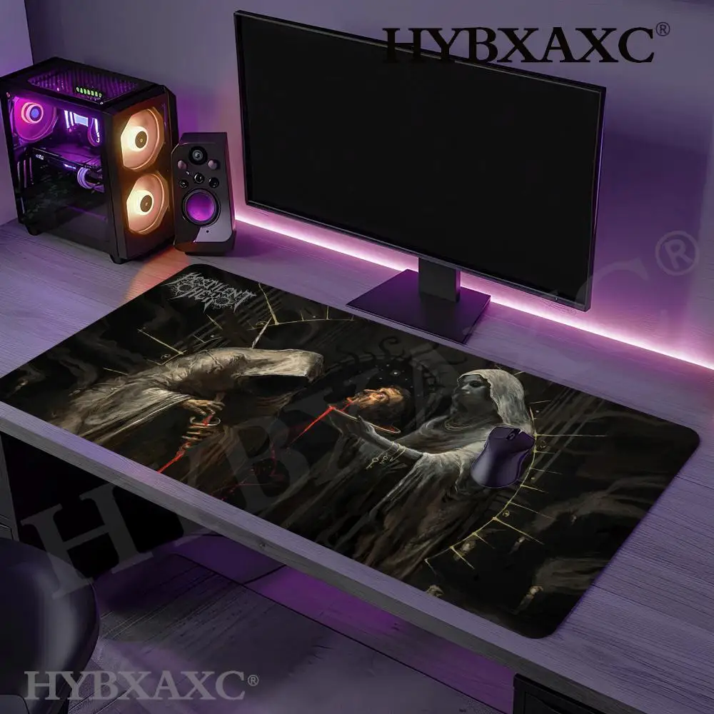 HYBXAXC Mouse Pad Rubber Non-slip For Office Gaming Dark Retro Religious Ritual Art Desk Mat