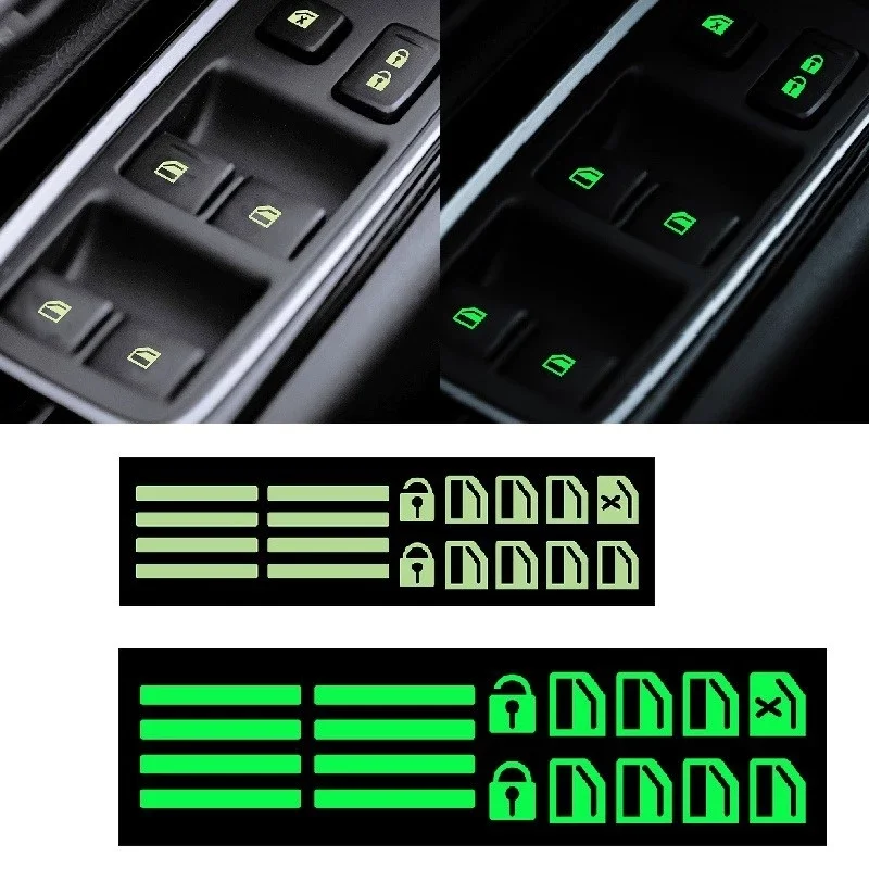 18Pcs/set Car Luminous Door Window Lift Button Stickers Car Windows Control Panel Decals Car Interior Sticker Auto Accessories
18Pcs/set Car Luminous Door Window Lift Button Stickers Car Windows Control Panel Decals Car Interior Sticker Auto Accessories