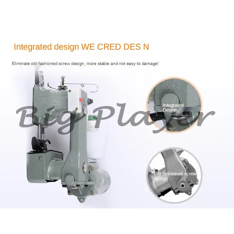 130W 12000RPM GK9-2 Sewing Machine - 220V Portable Electric for Woven Rice Bag Sealing
130W 12000RPM GK9-2 Sewing Machine - 220V Portable Electric for Woven Rice Bag Sealing