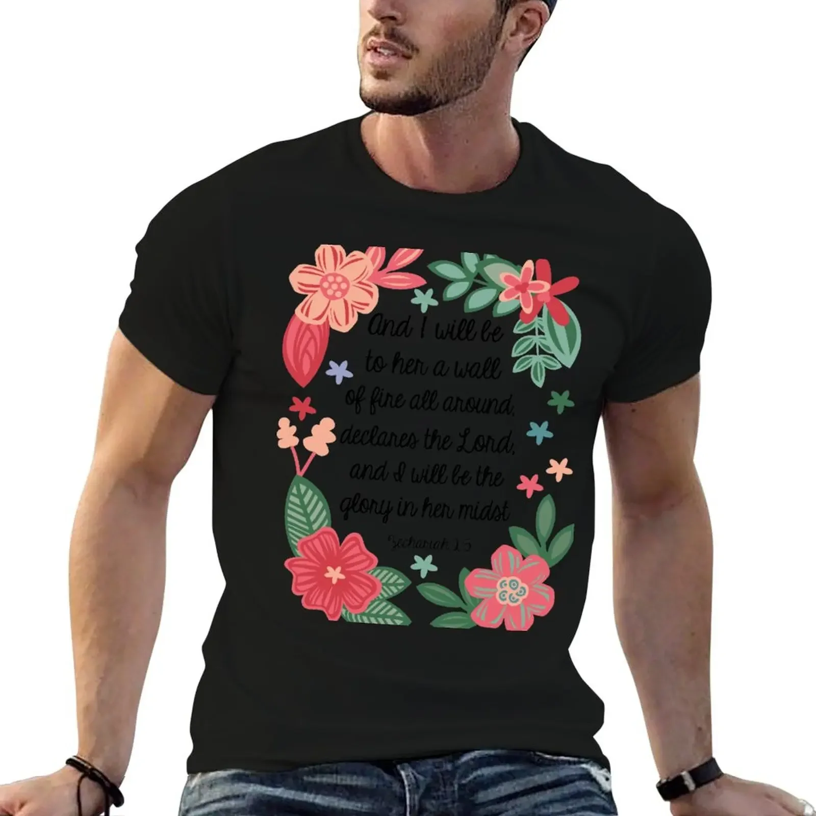 Zachariah 2:5 T-Shirt funny shirt cotton cute tops Aesthetic clothing men graphic t shirts
Zachariah 2:5 T-Shirt funny shirt cotton cute tops Aesthetic clothing men graphic t shirts