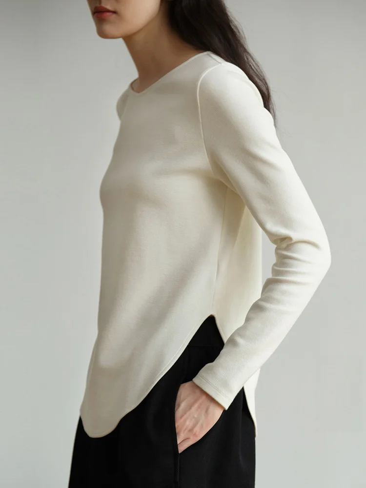 Женская трикотажная футболка из шерсти и хлопка с длинным рукавом и V-образным вырезом, повседневная, базовый слой, весенняя, оригинальный дизайн, незаменимая вещь для путешествий
Женская трикотажная футболка из шерсти и хлопка с длинным рукавом и V-образным вырезом, повседневная, базовый слой, весенняя, оригинальный дизайн, незаменимая вещь для путешествий