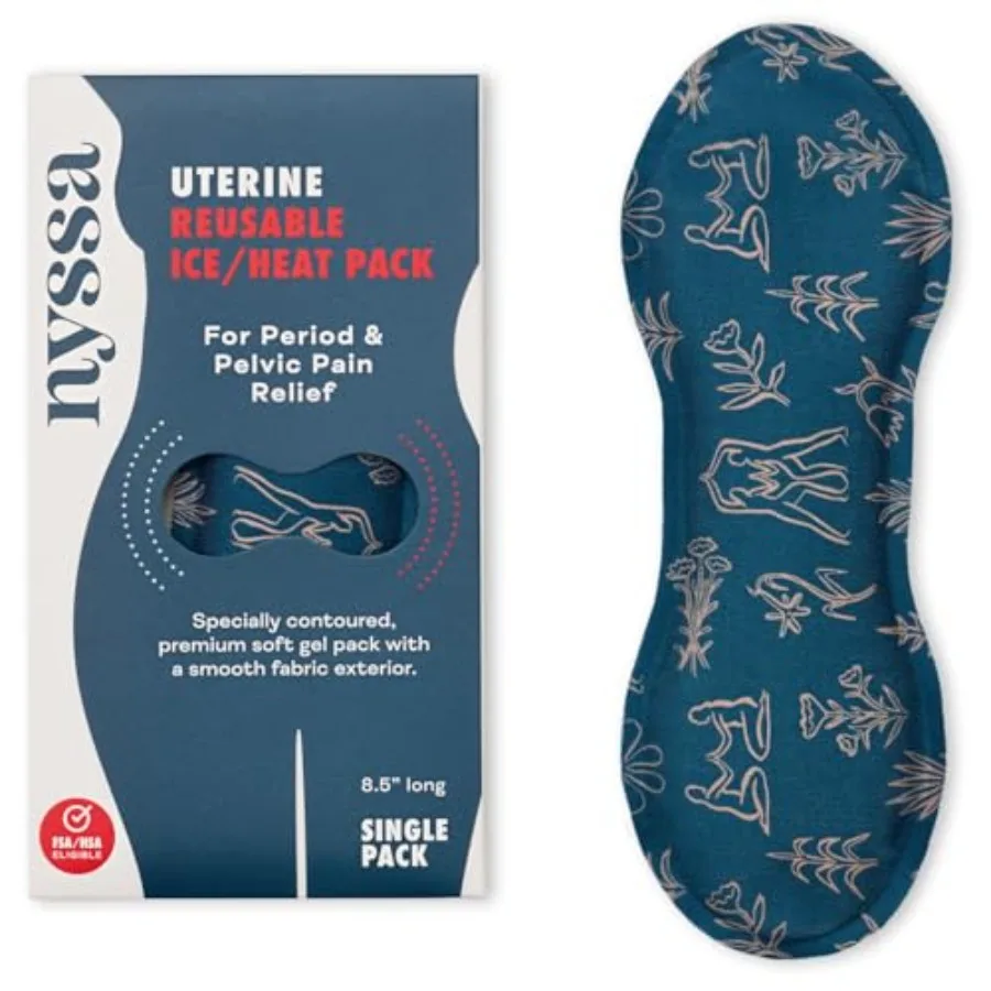 Uterine Ice and Heat Pack Reusable Hot and Cold Therapy for Period, Postpartum, and Endometriosis Relief - Soft, Flexible Gel P
Uterine Ice and Heat Pack Reusable Hot and Cold Therapy for Period, Postpartum, and Endometriosis Relief - Soft, Flexible Gel P