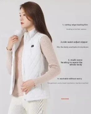 2026 Women's Washable Electric Heating Vest - 3 Heating Levels & 9-Zone Heating for Sports, Hunting & Hiking
2026 Women's Washable Electric Heating Vest - 3 Heating Levels & 9-Zone Heating for Sports, Hunting & Hiking