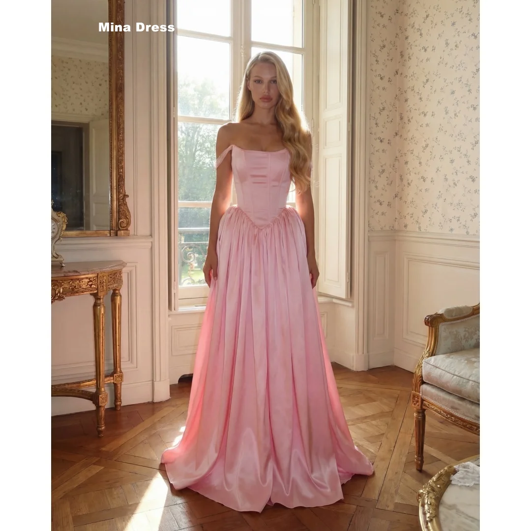 Mina Customized Pink Women's Dress Sleeveless Evening Dresses for Special Occasions Folds Backless Elegant Party Dresses 2026
Mina Customized Pink Women's Dress Sleeveless Evening Dresses for Special Occasions Folds Backless Elegant Party Dresses 2026