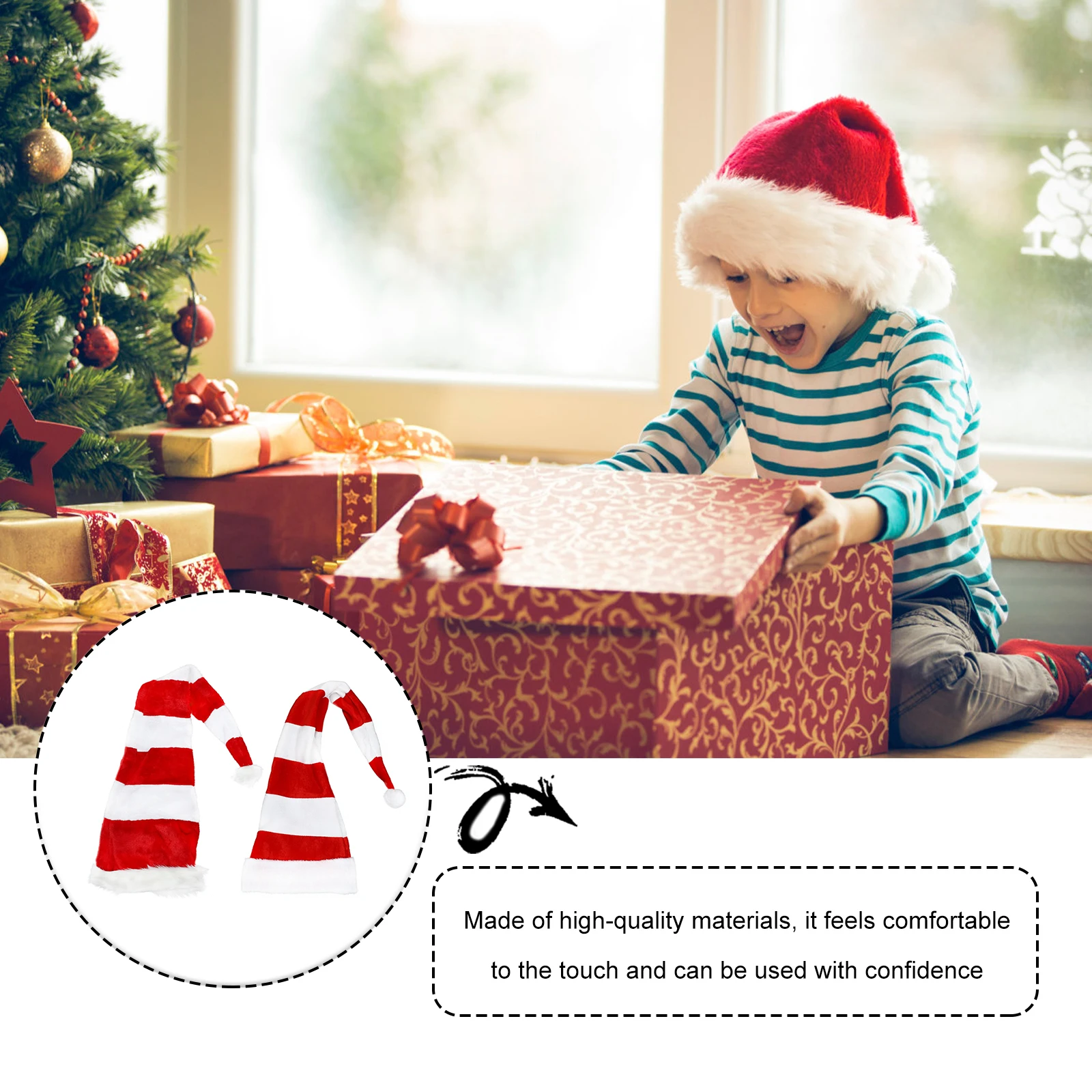 2Pcs Red Santa Hat Christmas Decor Party Hats Xmas Costume Accessories Kids Headwear Props Festive
2Pcs Red Santa Hat Christmas Decor Party Hats Xmas Costume Accessories Kids Headwear Props Festive
