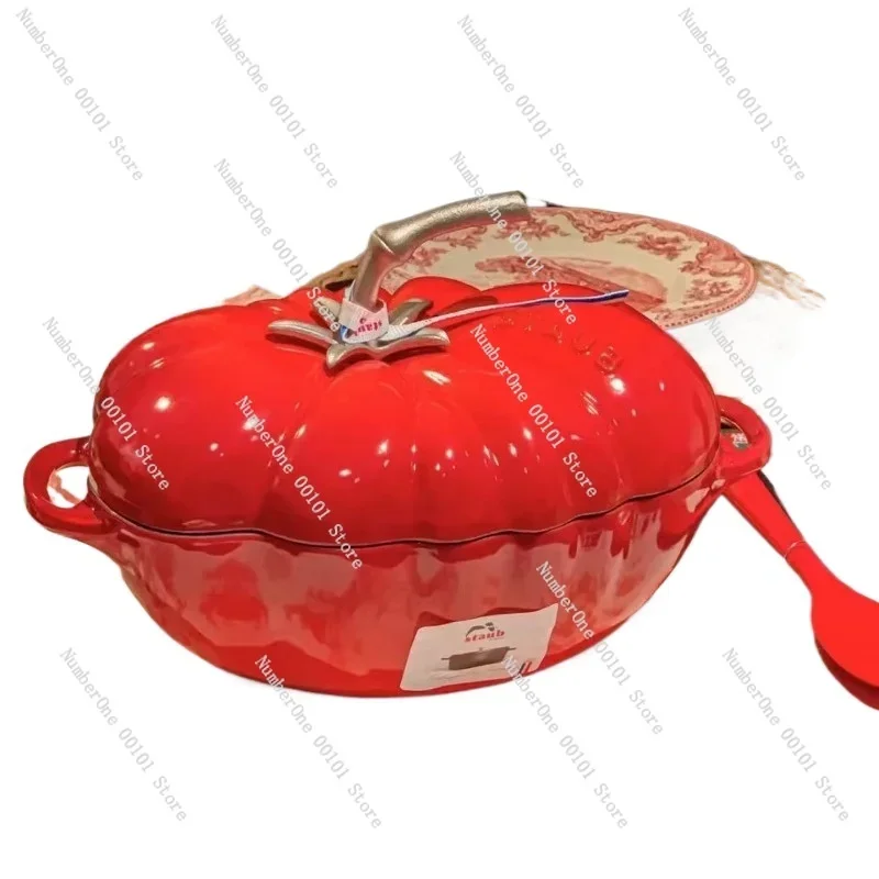 25cm Cast Iron Enamel Large Tomato Pot Uncoated Multi-purpose Pot Saucepan Does Not Pick The Stove Cookwere
25cm Cast Iron Enamel Large Tomato Pot Uncoated Multi-purpose Pot Saucepan Does Not Pick The Stove Cookwere