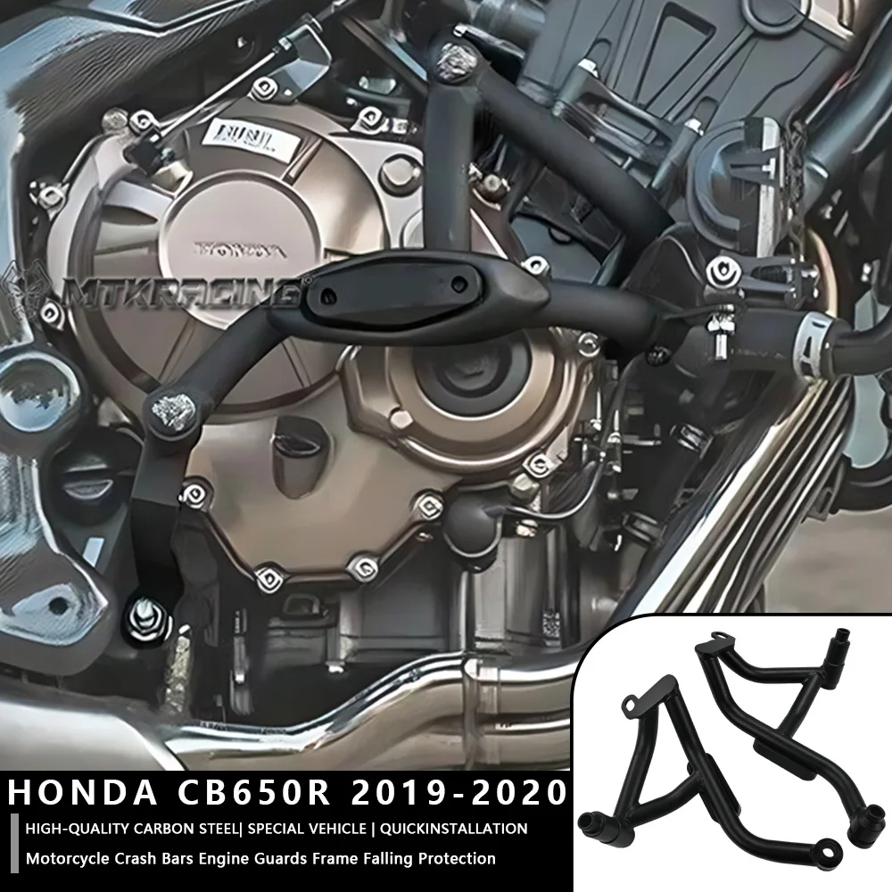 MTKRACING For HONDA CB650R 2019-2020 Motorcycle Accessories Bumper Engine Guard Crash Bar Body Frame Protector
MTKRACING For HONDA CB650R 2019-2020 Motorcycle Accessories Bumper Engine Guard Crash Bar Body Frame Protector