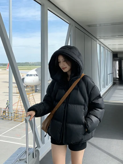 Очаровательный маленький размер, новинка 2025, корейский Sle Thi, теплая розовая хлопковая куртка, зимняя одежда, овсянка, пальто для женщин
Очаровательный маленький размер, новинка 2025, корейский Sle Thi, теплая розовая хлопковая куртка, зимняя одежда, овсянка, пальто для женщин