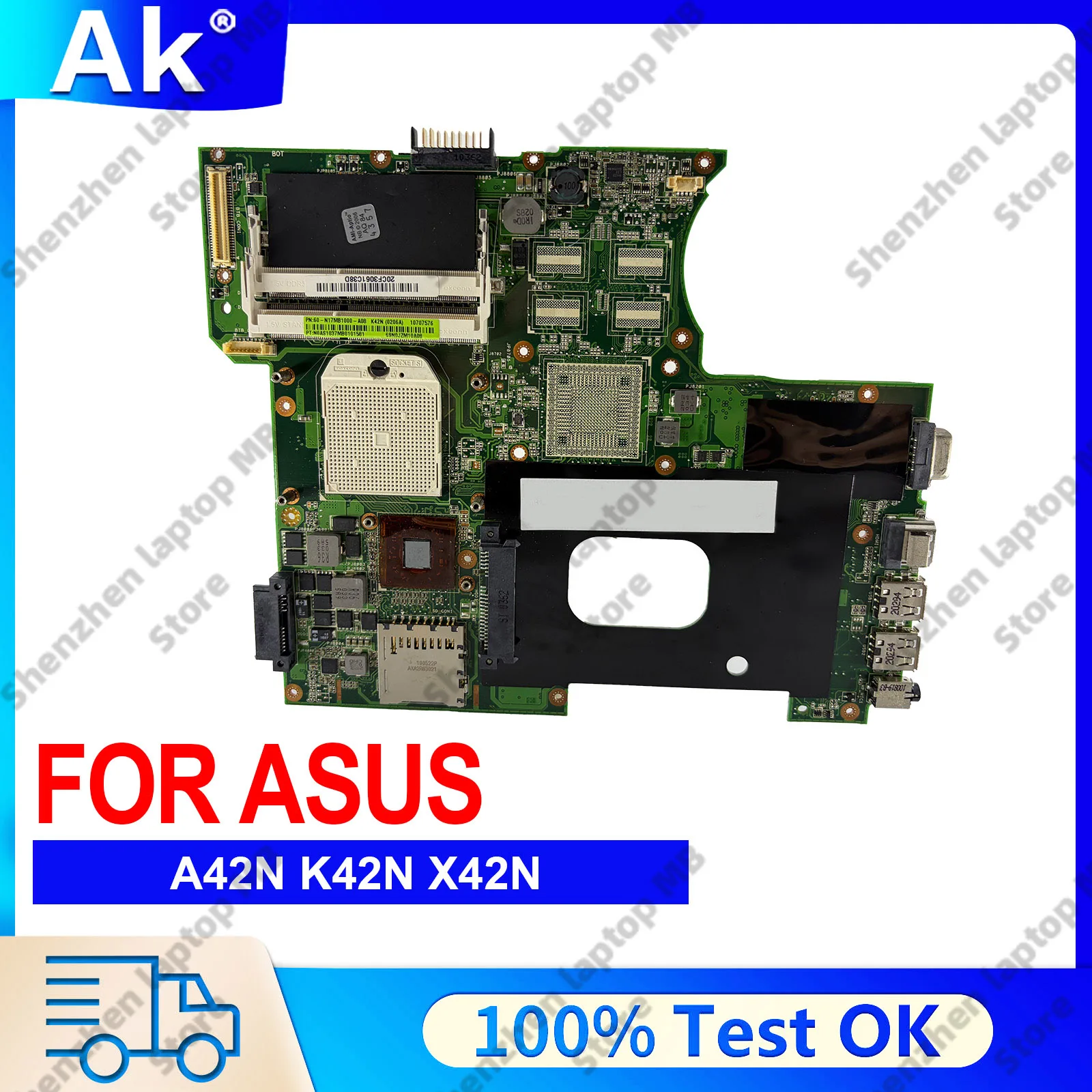 K42N Laptop Motherboard For ASUS K42N X42D K42N A42D Notebook Mainboard This item is in stock 100% tests OK fast shipping
K42N Laptop Motherboard For ASUS K42N X42D K42N A42D Notebook Mainboard This item is in stock 100% tests OK fast shipping