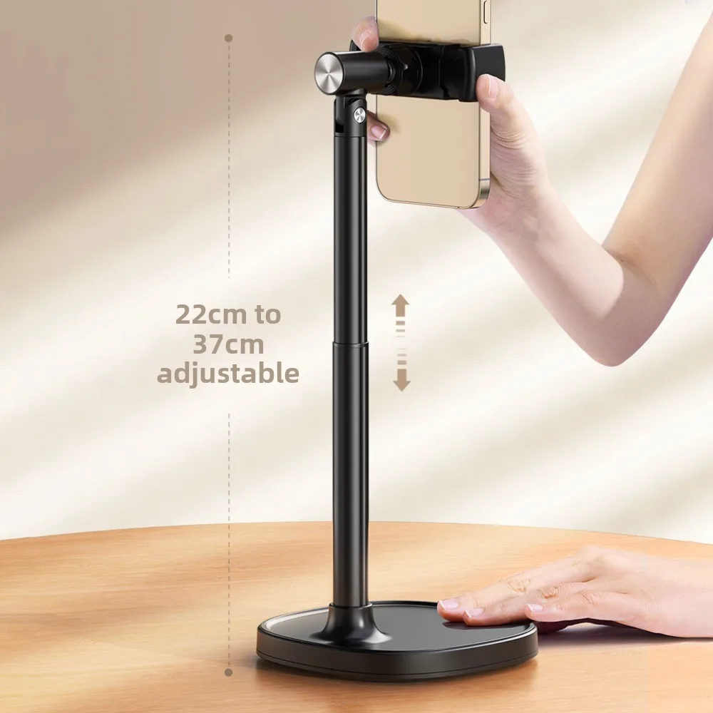 Adjustable Height Telescopic Phone Stand Stable Base 360° Rotate Desktop Phone Holder Portable Metal Mobile Phone Bracket
Adjustable Height Telescopic Phone Stand Stable Base 360° Rotate Desktop Phone Holder Portable Metal Mobile Phone Bracket