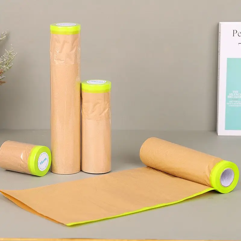 Самоклеящаяся Маскировочная бумага с предварительно заклеенной лентой, покрытие для покраски, маскировка распылением, защитная бумажная пленка для стен
Самоклеящаяся Маскировочная бумага с предварительно заклеенной лентой, покрытие для покраски, маскировка распылением, защитная бумажная пленка для стен