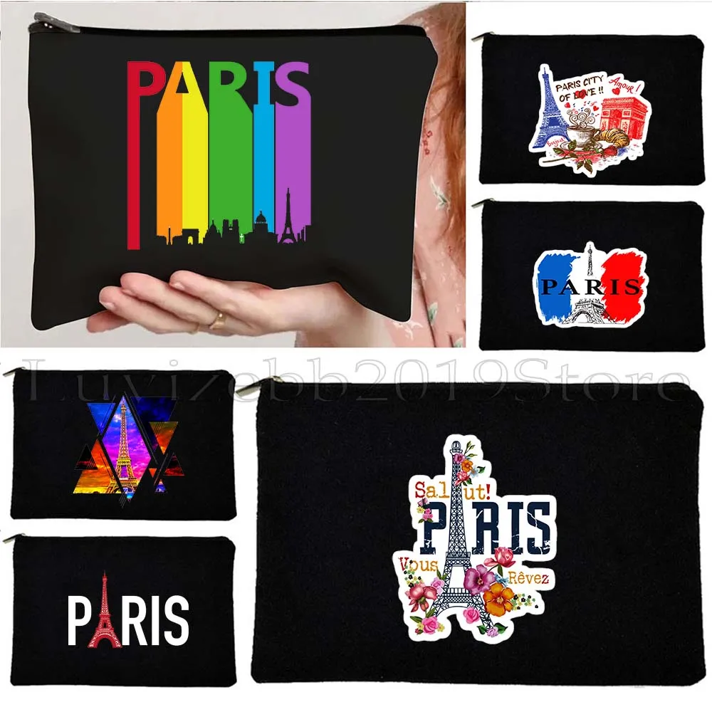 Vintage Paris Eiffel Tower Heart Cafe Souvenir Gifts France Skyline Floral Letter Print Cosmetic Makeup Bag Pencil Case Pouch
Vintage Paris Eiffel Tower Heart Cafe Souvenir Gifts France Skyline Floral Letter Print Cosmetic Makeup Bag Pencil Case Pouch