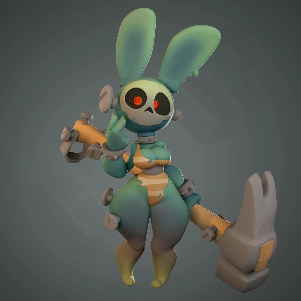 1/24 3D Printed Conejo Zombi Resin Model Figure Toy Craft Unassembled Miniature Reduction Statue Unpainted Kit
1/24 3D Printed Conejo Zombi Resin Model Figure Toy Craft Unassembled Miniature Reduction Statue Unpainted Kit