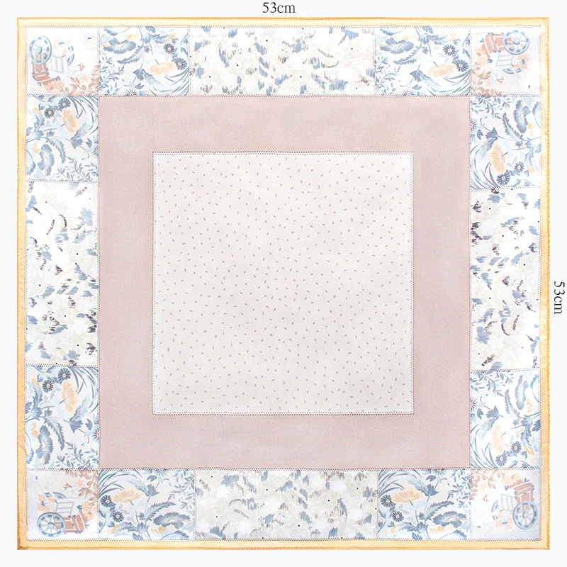 Brand Silk Scarves Wraps Double Printed Twill Silk Scarf Women Shawls Luxury New Design Square Hijabs Curled Shawl 53CM
Brand Silk Scarves Wraps Double Printed Twill Silk Scarf Women Shawls Luxury New Design Square Hijabs Curled Shawl 53CM