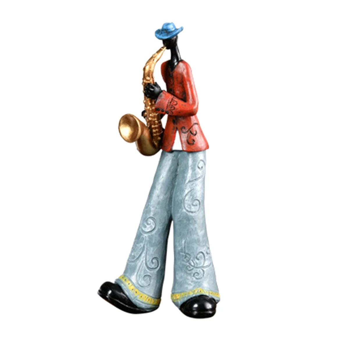 A98U Jazz Band Player Figurines Vintage Musician Figure Resin Statues Desktop Ornament Retro Sculpture Home Indoor Decor D
A98U Jazz Band Player Figurines Vintage Musician Figure Resin Statues Desktop Ornament Retro Sculpture Home Indoor Decor D