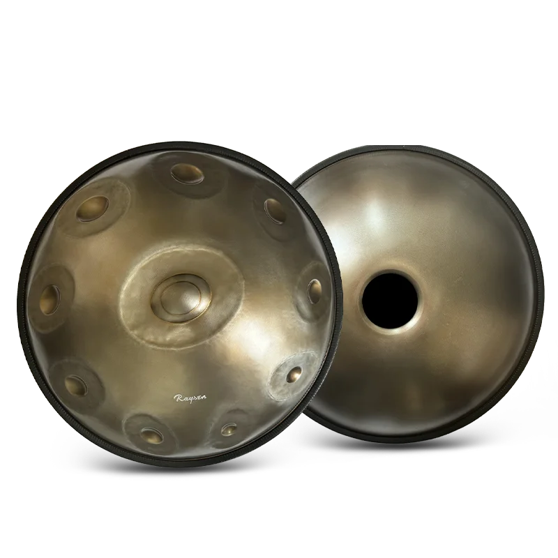 Yoga Musical Instrument Handpandrum D Kurd 10note Fully Handmade Handpan