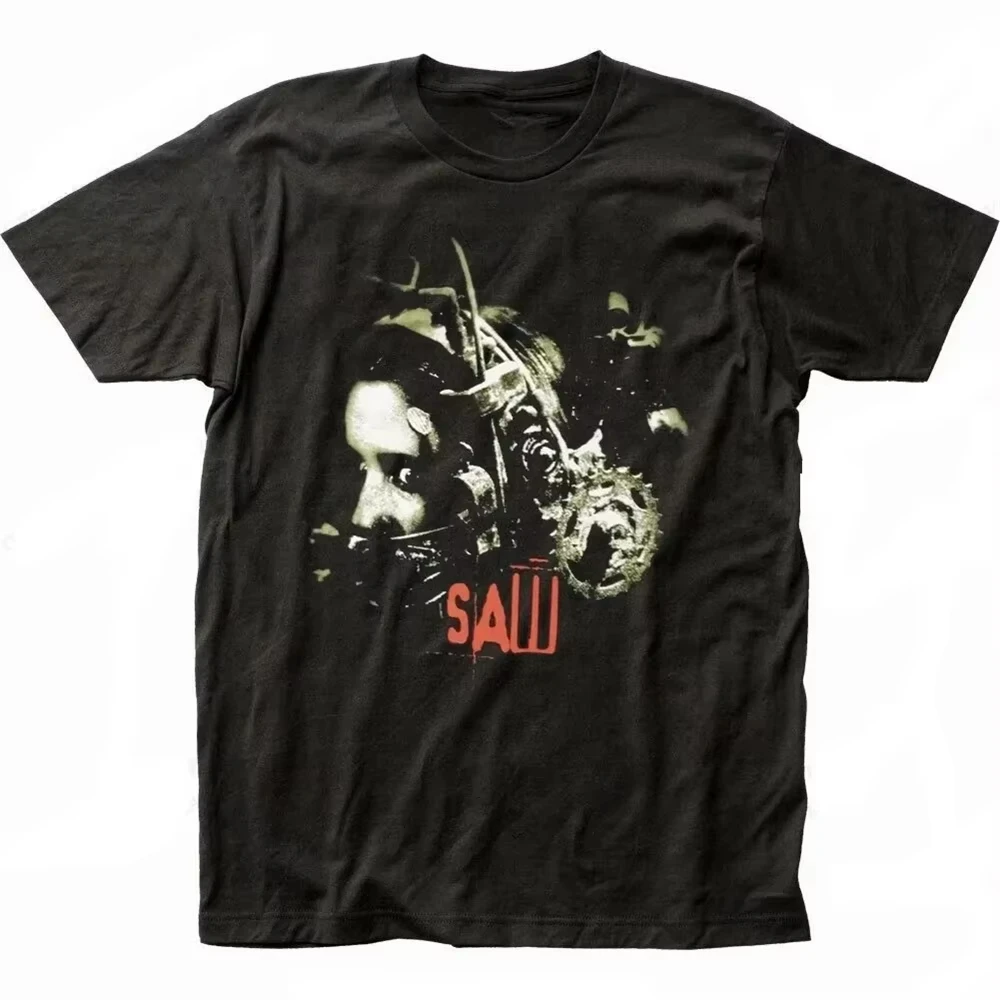 Movie Saw Horror Head Torture Shirt Cotton High Quality Aesthetic Grunge Graphic Pastel Retro T Shirt Graphic Gothic Graphic Y2k
Movie Saw Horror Head Torture Shirt Cotton High Quality Aesthetic Grunge Graphic Pastel Retro T Shirt Graphic Gothic Graphic Y2k