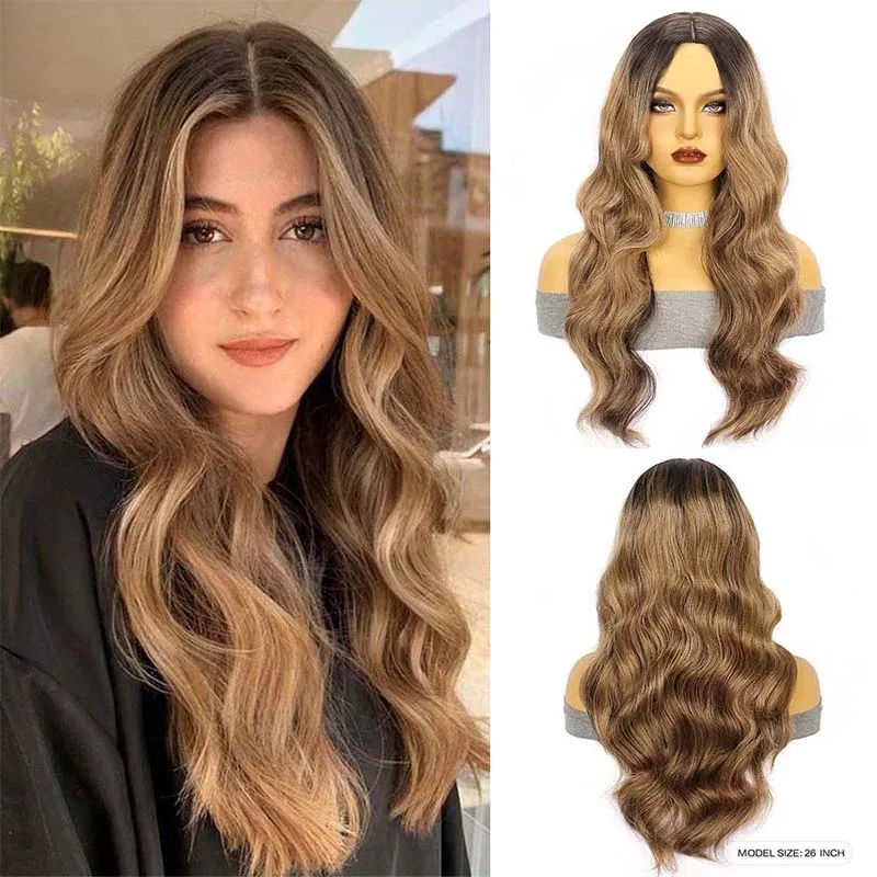 Gradual Brown Wig for Women Daily Party Cosplay Natural Long Wavy Synthetic Hair Wigs with With Bangs Heat Resistant Fiber
Gradual Brown Wig for Women Daily Party Cosplay Natural Long Wavy Synthetic Hair Wigs with With Bangs Heat Resistant Fiber