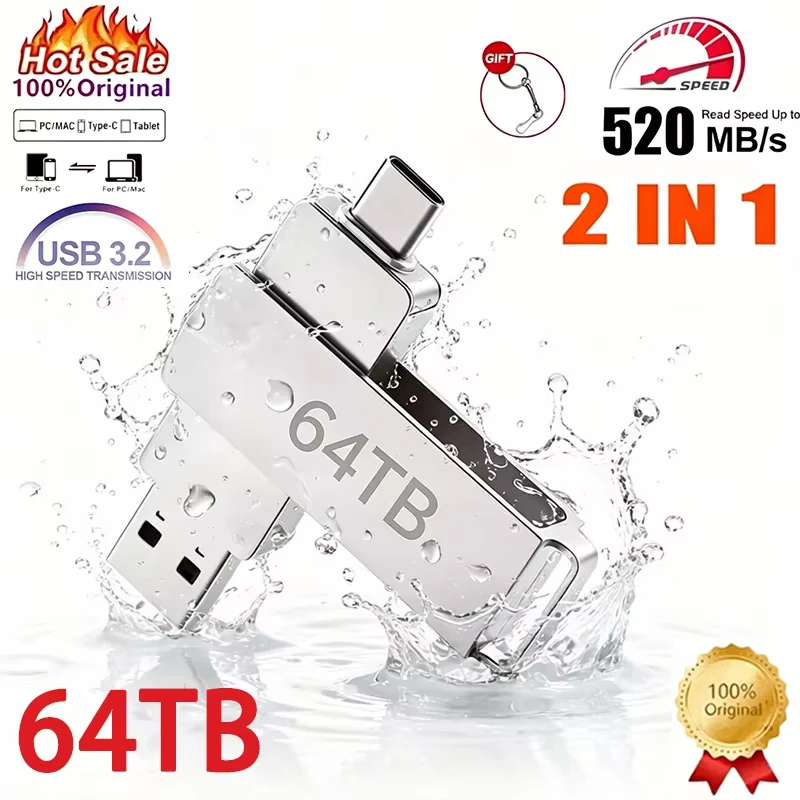 Metal Pen Drive Sports Camera Accessories Super Mini Plug Play Usb3.2 450mb/S Flash Drive Accessories Sleek Durable 2TB U-Disk
Metal Pen Drive Sports Camera Accessories Super Mini Plug Play Usb3.2 450mb/S Flash Drive Accessories Sleek Durable 2TB U-Disk