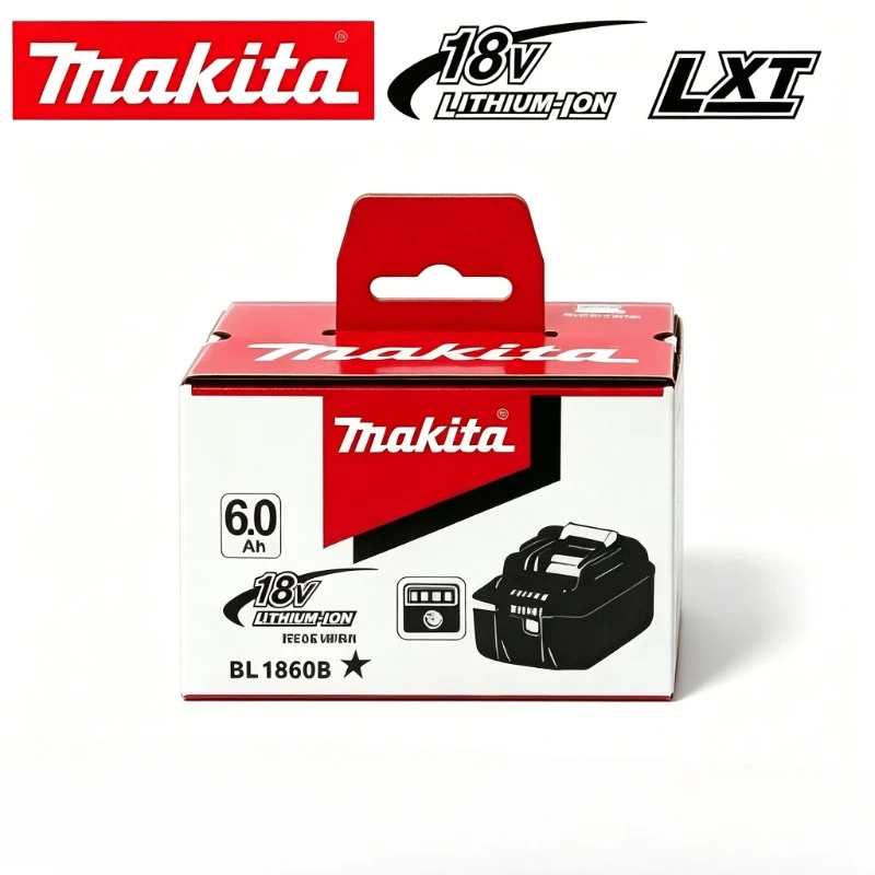 Makita 18V 6.0Ah Battery Replacement BL1860 for Cordless Impact Wrench and Hammer Drill
Makita 18V 6.0Ah Battery Replacement BL1860 for Cordless Impact Wrench and Hammer Drill