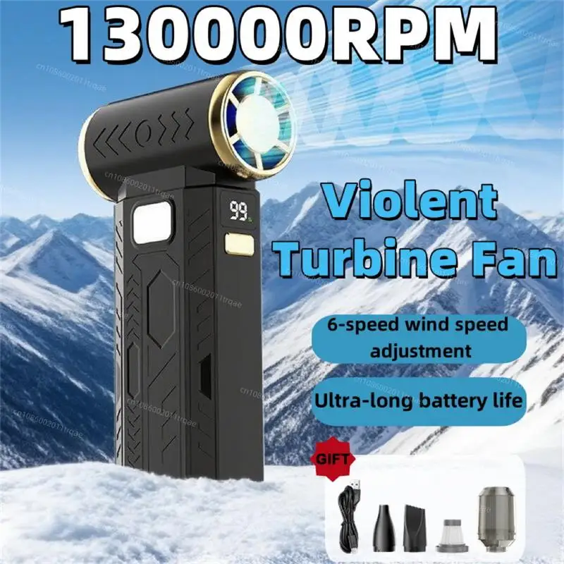 130000RPM Violent Fan Powerful Electric Outdoor Handheld Fan Portable Dust Cleaner 55m/s Brushless Charging Turbo Jet Blower
130000RPM Violent Fan Powerful Electric Outdoor Handheld Fan Portable Dust Cleaner 55m/s Brushless Charging Turbo Jet Blower
