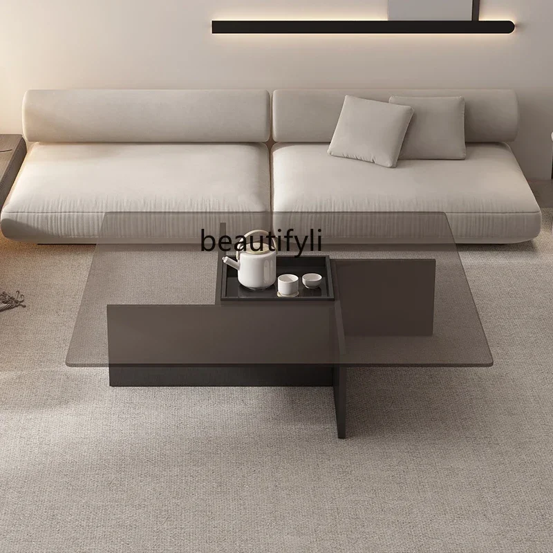 BnewModern minimalist villa coffee table living room household glass large apartment square wabi sabi wind large coffee table
BnewModern minimalist villa coffee table living room household glass large apartment square wabi sabi wind large coffee table