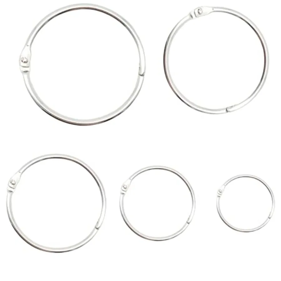 40pcs Binder Rings Assorted Sizes Loose Leaf Binder Ring for Loose-Leaf Book Paper Cards Key Rings Assorted Size 40Pcs
40pcs Binder Rings Assorted Sizes Loose Leaf Binder Ring for Loose-Leaf Book Paper Cards Key Rings Assorted Size 40Pcs