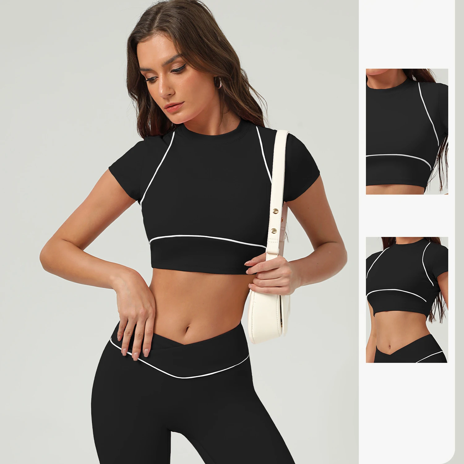 New Quick Dry Sports Tops Women Short Sleeve Running Summer Training Fitness T-Shirt Color Blocking Yoga Clothing Tops Tank Top
New Quick Dry Sports Tops Women Short Sleeve Running Summer Training Fitness T-Shirt Color Blocking Yoga Clothing Tops Tank Top