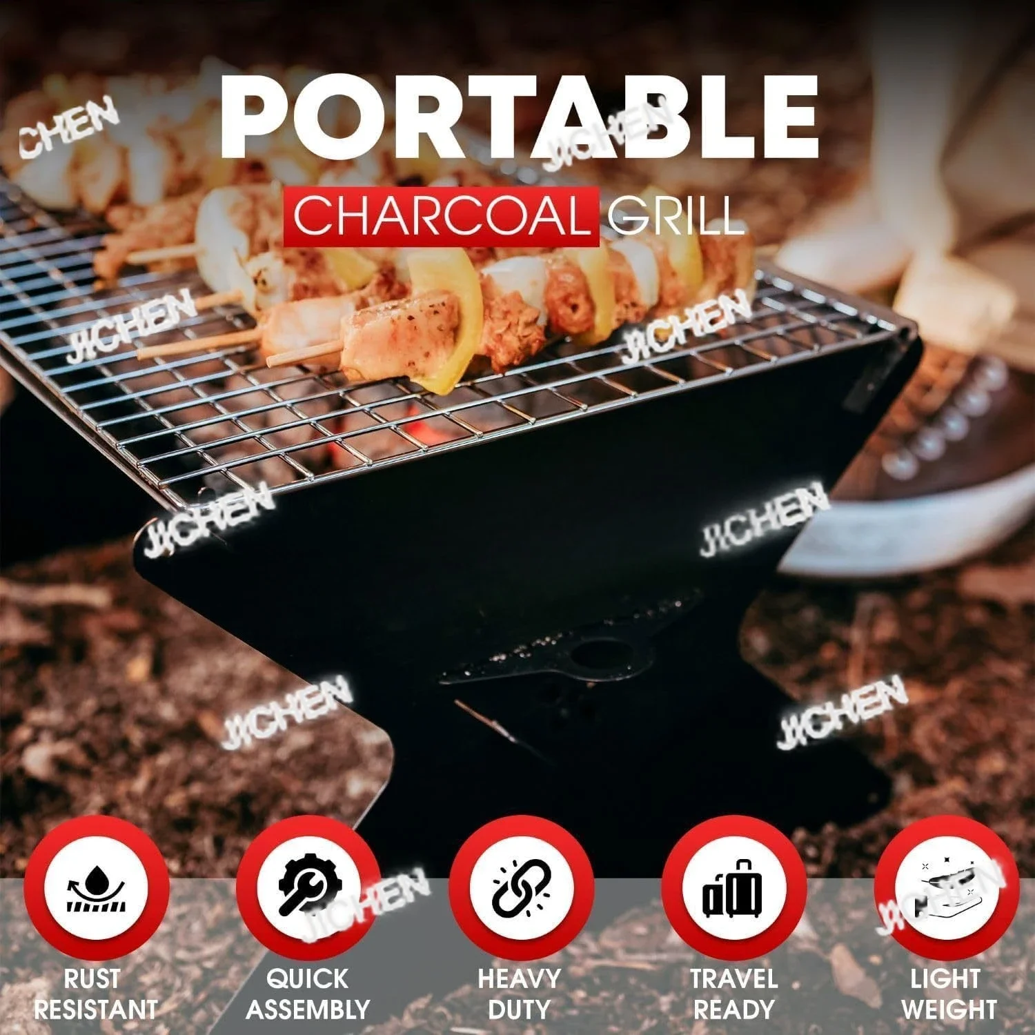 HZ 15 " (about 38.1 Cm) Portable Charcoal Grill - Foldable Grill\ U
HZ 15 " (about 38.1 Cm) Portable Charcoal Grill - Foldable Grill\ U
