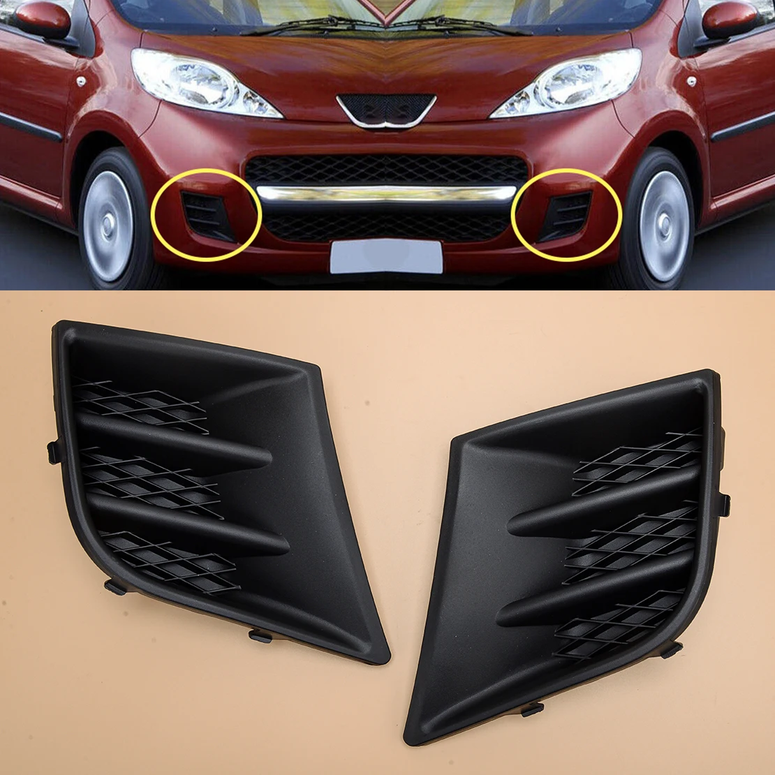 1 пара, передний левый и правый бампер для Peugeot 107 2009 2010 2011 2012 7422A9 7422A8
1 пара, передний левый и правый бампер для Peugeot 107 2009 2010 2011 2012 7422A9 7422A8