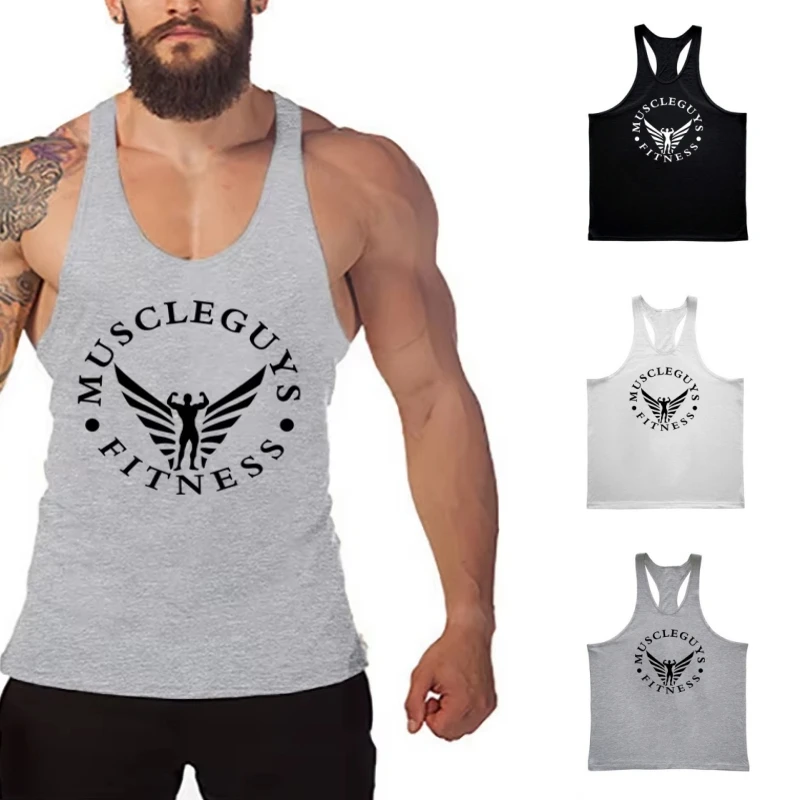 Suspender Vest Gym Bodybuilding Fitness Top Cotton Vest Men's Training Fashion Suspender Comfortable Loose Back Muscles
Suspender Vest Gym Bodybuilding Fitness Top Cotton Vest Men's Training Fashion Suspender Comfortable Loose Back Muscles
