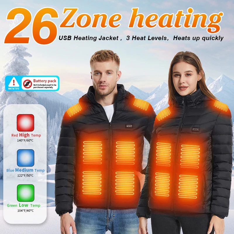 Heated Jacket TODWARM 26 Areas Winter Men's Women's Motorcycle Jacket USB Electric Heating Jacket Heated Vest Moto Thermal
Heated Jacket TODWARM 26 Areas Winter Men's Women's Motorcycle Jacket USB Electric Heating Jacket Heated Vest Moto Thermal