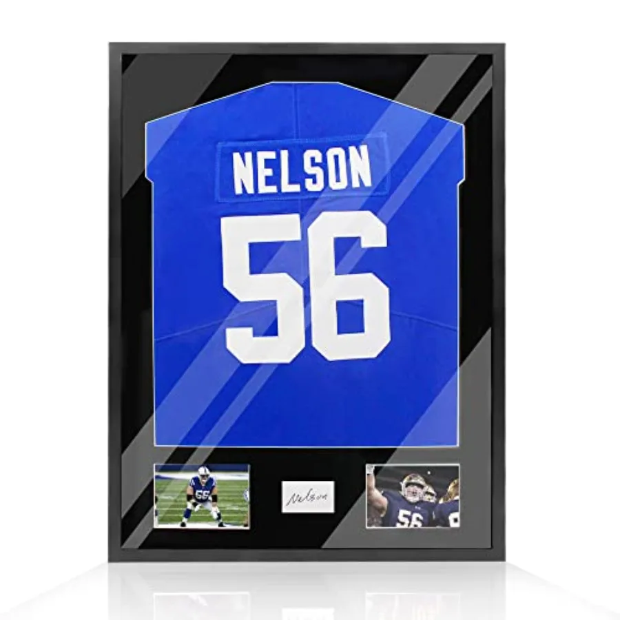 32"x24" Jersey Frame Display Case Wooden Wall Mounted Matt Black Shadow Box for Baseball Basketball Football Soccer Hockey Spor
32"x24" Jersey Frame Display Case Wooden Wall Mounted Matt Black Shadow Box for Baseball Basketball Football Soccer Hockey Spor