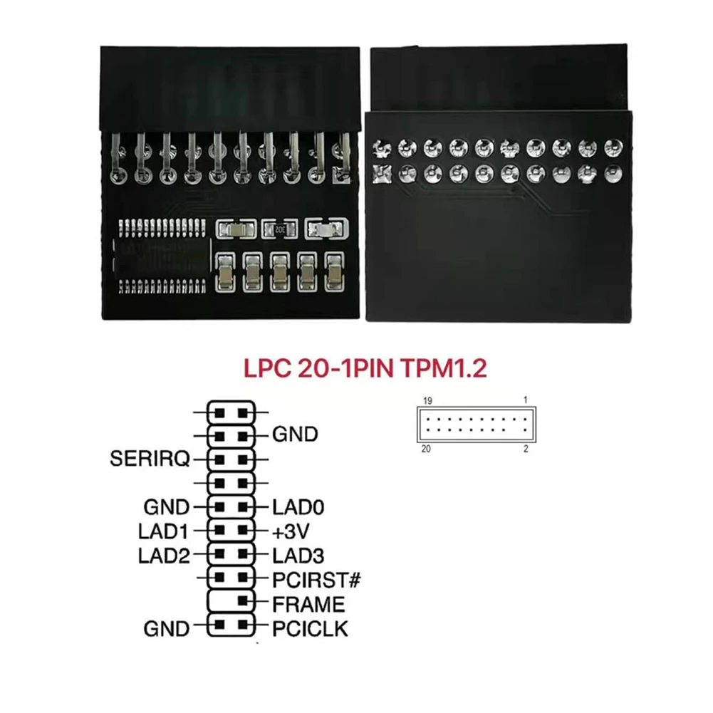 Модуль криптографической безопасности TPM1.2, мини LPC, 20-контактные материнские платы, сменный модуль удаленного шифрования, детали для ASUS/ASRock
Модуль криптографической безопасности TPM1.2, мини LPC, 20-контактные материнские платы, сменный модуль удаленного шифрования, детали для ASUS/ASRock