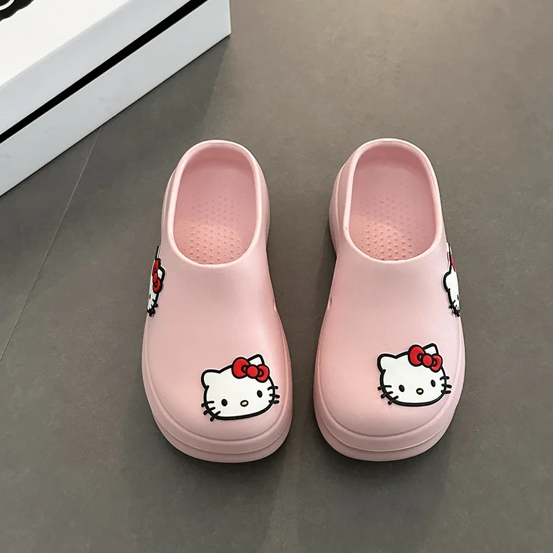 Fashion Women Kitty Platform Sandals Sweet Cartoon Print Design Breathable Nonslip Footwear for Indoor Outdoor Summer Activities
Fashion Women Kitty Platform Sandals Sweet Cartoon Print Design Breathable Nonslip Footwear for Indoor Outdoor Summer Activities