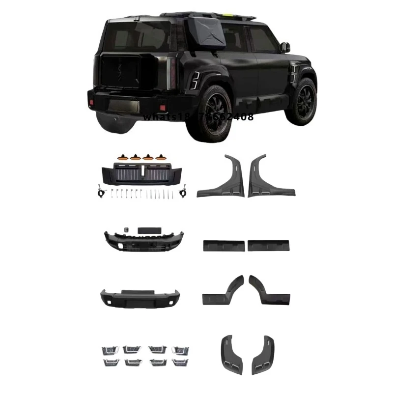Body Kit Front Bumper Rear Bumper Grille Fender Flares For Chery ICAR 03 Upgraded ABS Parts
Body Kit Front Bumper Rear Bumper Grille Fender Flares For Chery ICAR 03 Upgraded ABS Parts