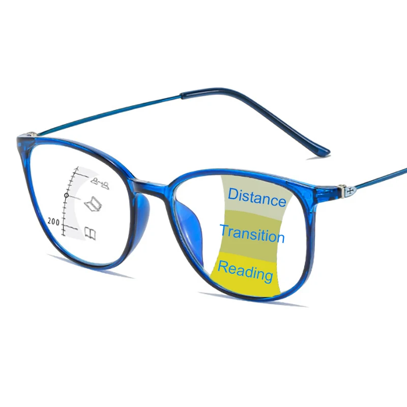1.0-4.0 Metal Progressive Multifocal Presbyopic Eyeglasses Anti-blue Light Women Men Degree Free Shipping Reading Glasses
1.0-4.0 Metal Progressive Multifocal Presbyopic Eyeglasses Anti-blue Light Women Men Degree Free Shipping Reading Glasses