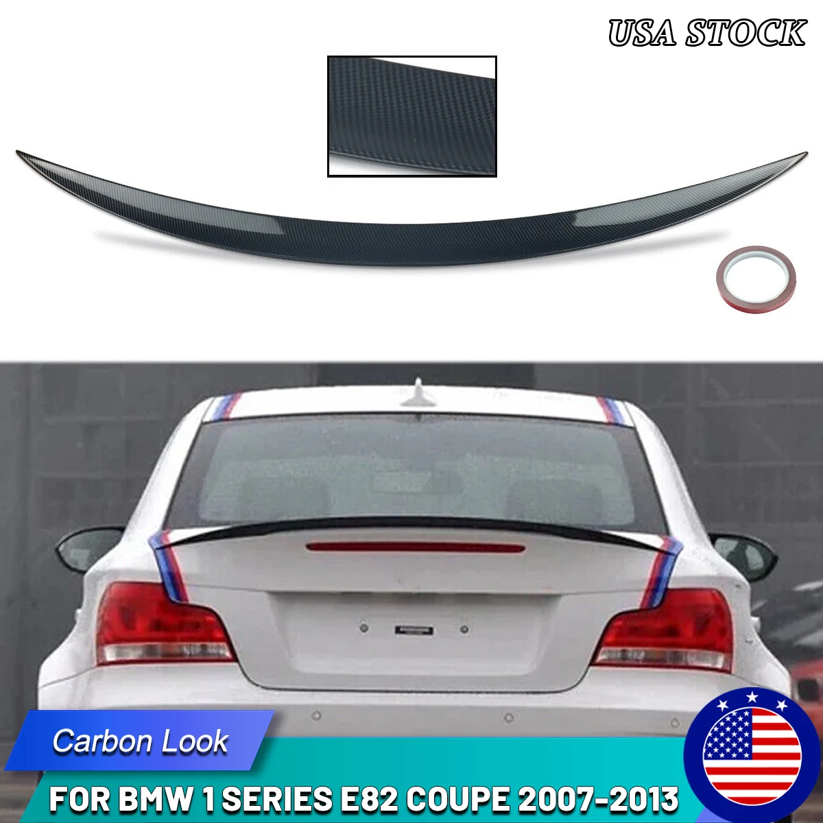 MP Style Rear Tail Wings Fits For BMW E82 128i 135i Coupe 2007-2013 Carbon Fiber Look Rear Trunk Lid Spoiler Wings Magickit
MP Style Rear Tail Wings Fits For BMW E82 128i 135i Coupe 2007-2013 Carbon Fiber Look Rear Trunk Lid Spoiler Wings Magickit