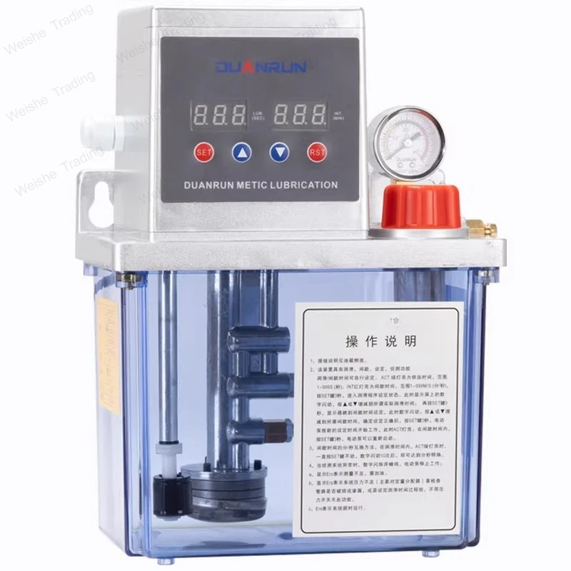 Automatic gear lubrication pump 2L machining center injection molding machine tool CNC lathe carving pot electric lubricating
Automatic gear lubrication pump 2L machining center injection molding machine tool CNC lathe carving pot electric lubricating