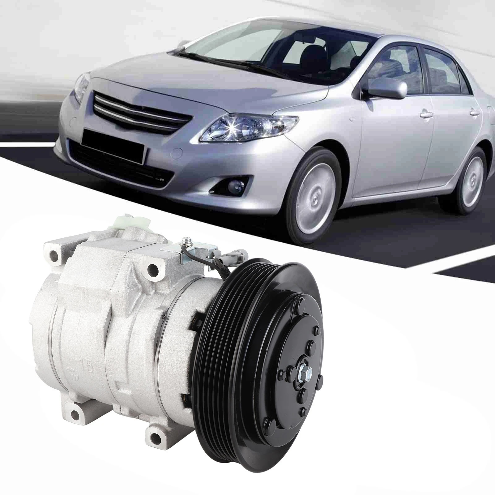 New Car Electric Air Conditioner Compressor Conversion Repair CO27000C Fits for Matrix 2003‑2008 L4 1.8L 10S15L Car Accessories
New Car Electric Air Conditioner Compressor Conversion Repair CO27000C Fits for Matrix 2003‑2008 L4 1.8L 10S15L Car Accessories
