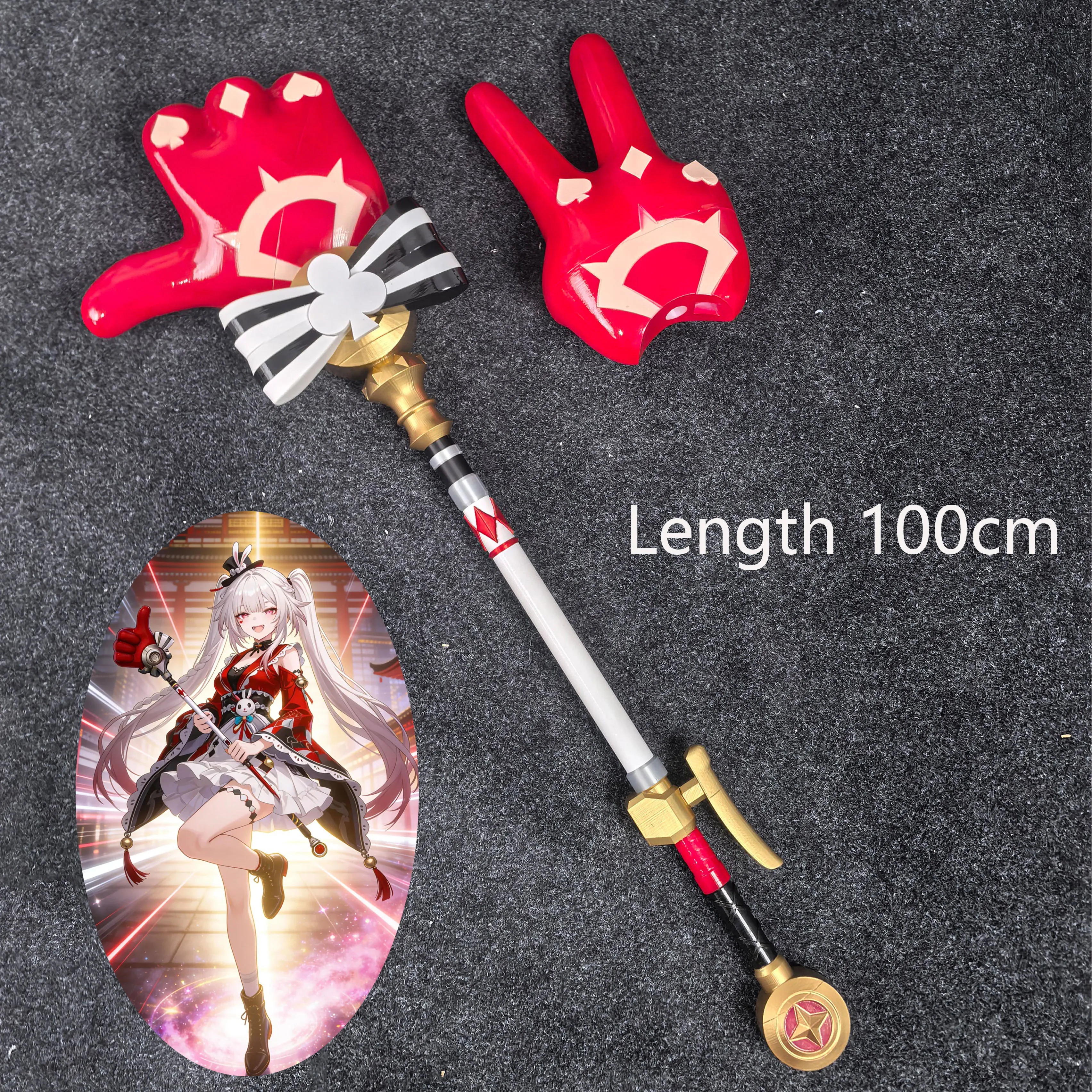 Game Honkai Star Rail Sparxie Cosplay Red Palm Magic Wand Weapons Prop Halloween Party Clothing Accessories New
Game Honkai Star Rail Sparxie Cosplay Red Palm Magic Wand Weapons Prop Halloween Party Clothing Accessories New