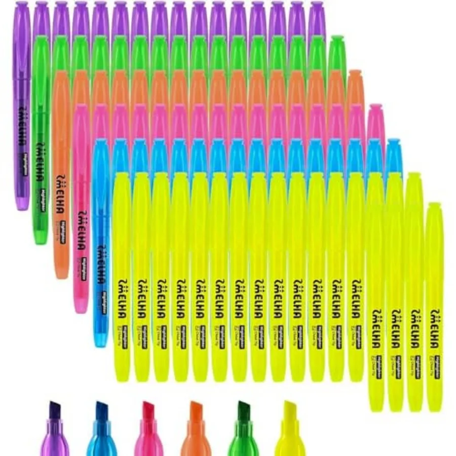 Highlighters - 00 Pack Assorted Colors, 6 Colors Bulk, Chisel Tip, Quick Dry, Suitable for Offices, Schools, Home
Highlighters - 00 Pack Assorted Colors, 6 Colors Bulk, Chisel Tip, Quick Dry, Suitable for Offices, Schools, Home