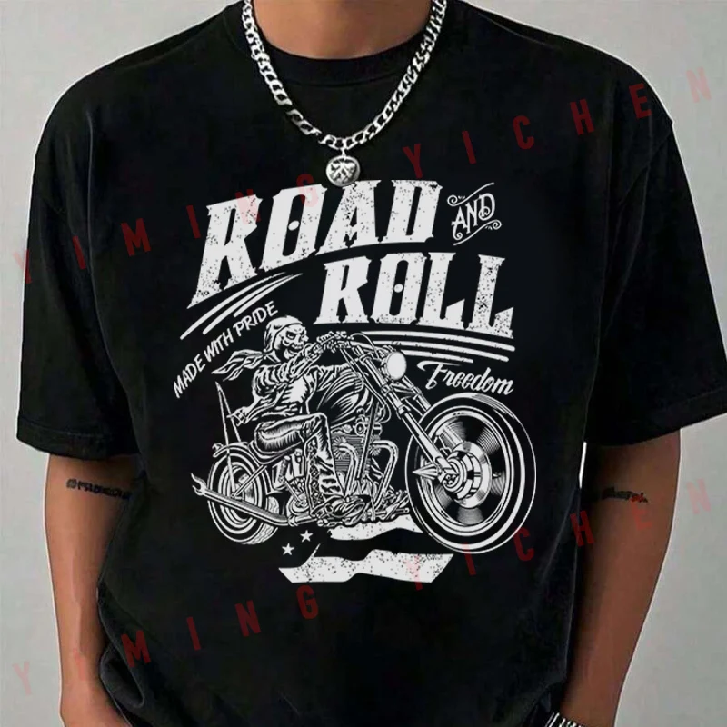 Classic Road Roll Bikes Motorbike T-Shirt Men's Fashion Casual High Quality Round Neck Tshirt Tee
Classic Road Roll Bikes Motorbike T-Shirt Men's Fashion Casual High Quality Round Neck Tshirt Tee